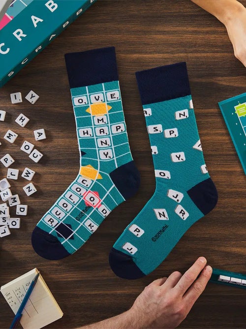 Chaussettes Many Mornings Scrabble - Kiabi