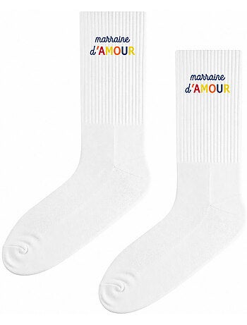 Chaussettes MARRAINE D'AMOUR COLORÉE WAF