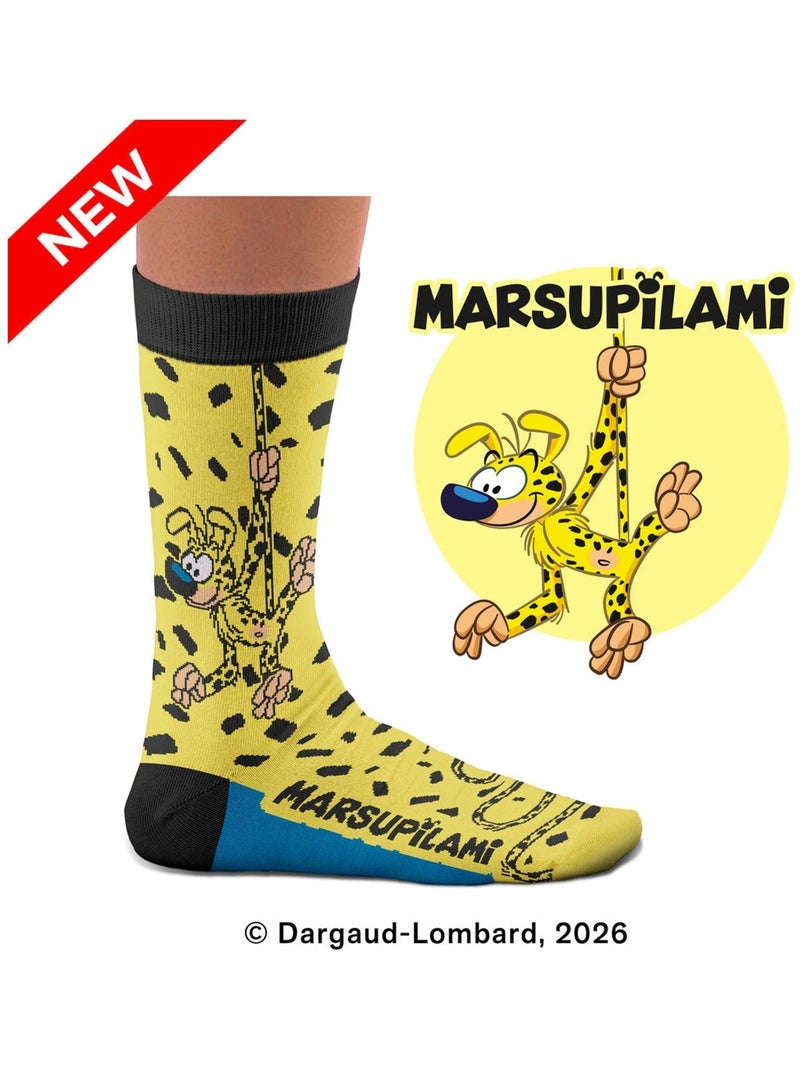 Chaussettes Marsupilami, Houba Houba Hop Jaune - Kiabi