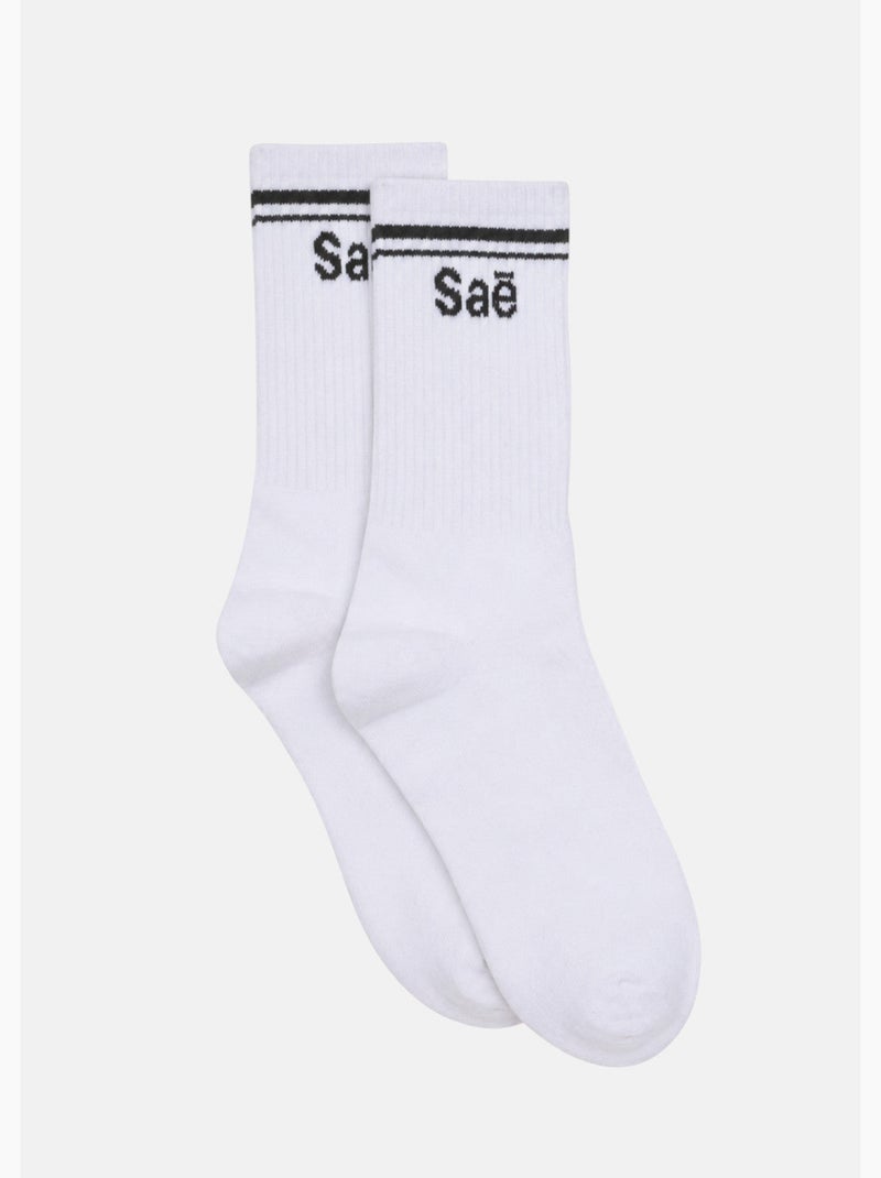 Chaussettes merzu  femme - sae paris Blanc - Kiabi