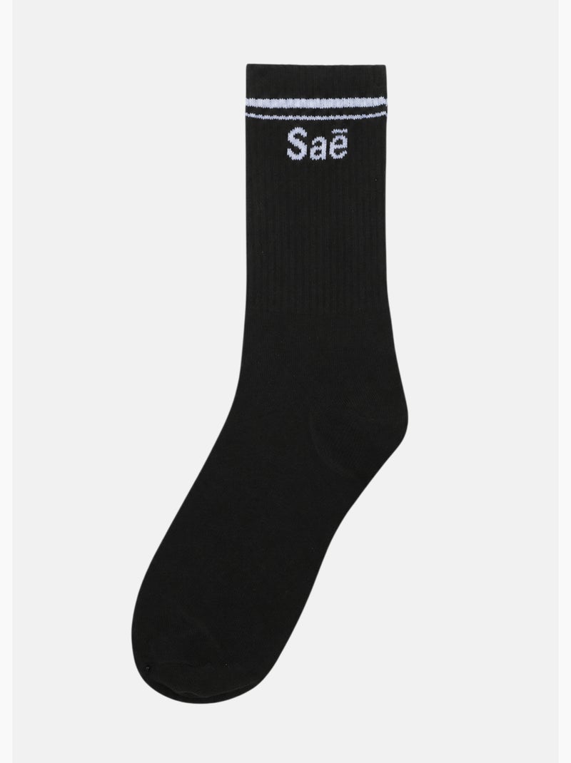 Chaussettes merzu  femme - sae paris Noir - Kiabi