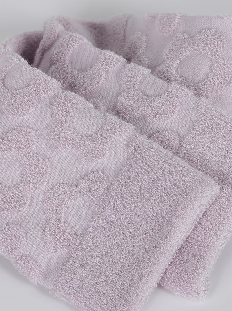 Chaussettes mi-haute coton bouclette Mode Mauve lilas - Kiabi