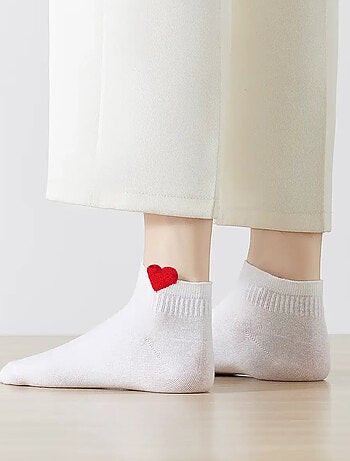Chaussettes Mi-Haute Petit Coeur