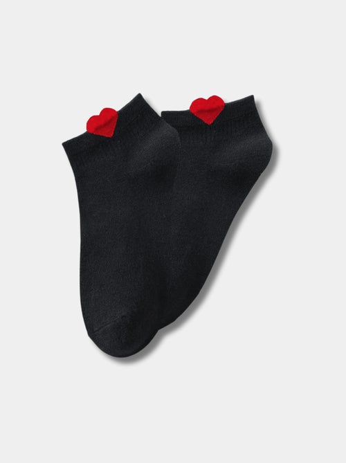 Chaussettes Mi-Haute Petit Coeur - Kiabi