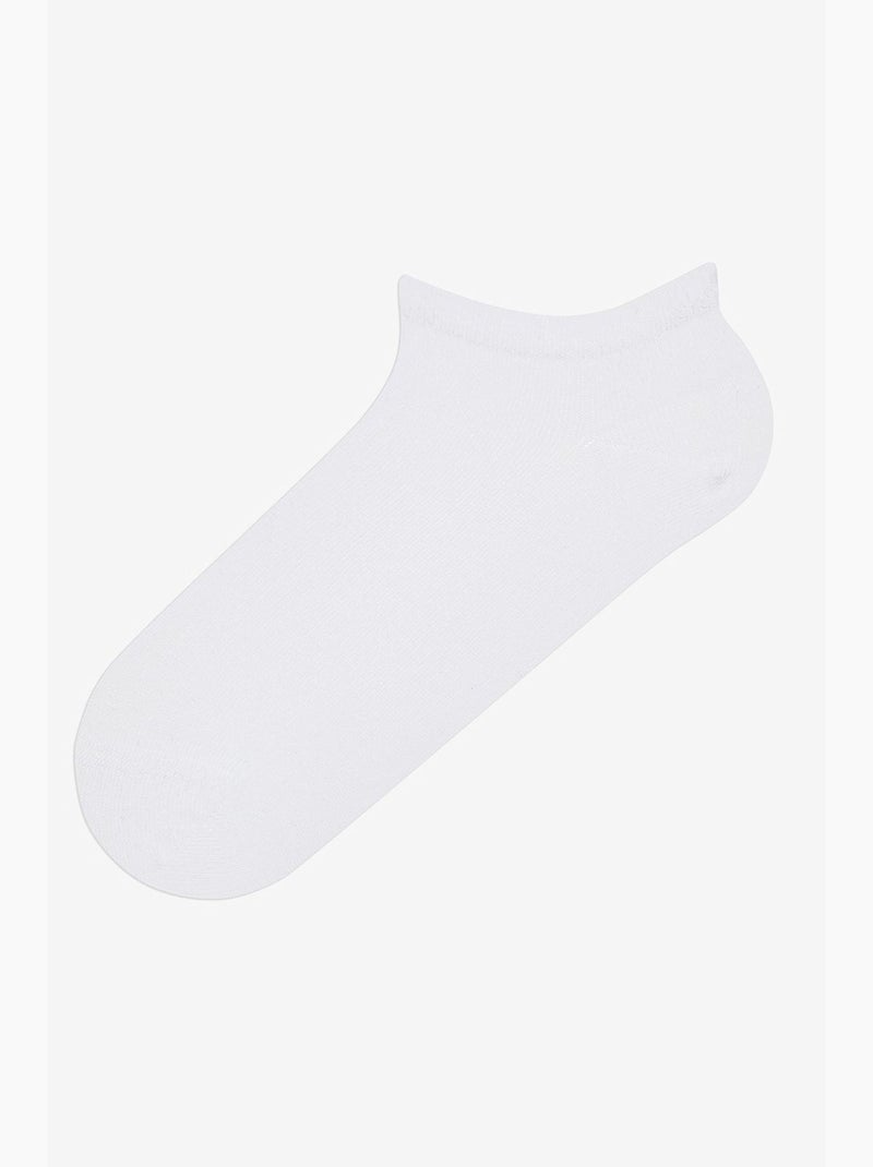 Chaussettes mi-hautes basic penti Blanc - Kiabi