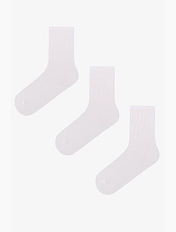 Chaussettes mi-hautes basic tennis, paire penti