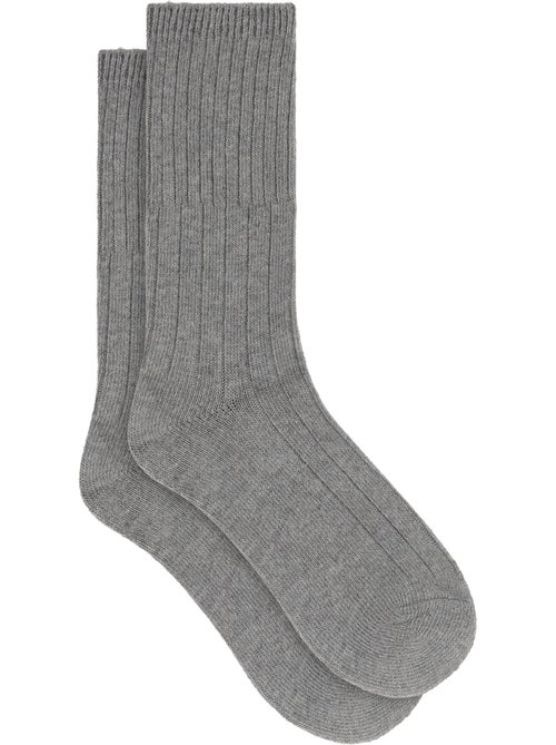 Chaussettes mi-hautes Cachemire - Kiabi Chaussettes mi-hautes Cachemire - Kiabi