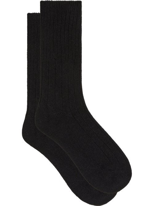 Chaussettes mi-hautes Cachemire - Kiabi Chaussettes mi-hautes Cachemire - Kiabi