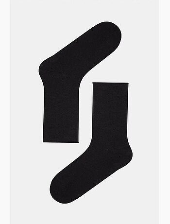 Chaussettes mi-hautes confortables côtelées penti