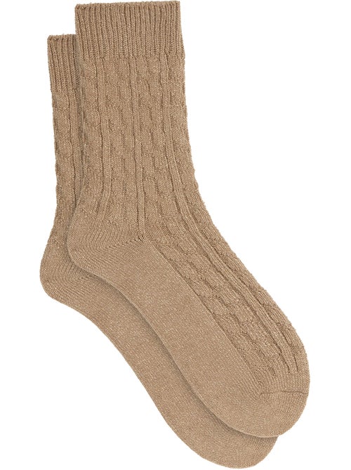 Chaussettes mi-hautes côtelées La Mode - Kiabi Chaussettes mi-hautes côtelées La Mode - Kiabi