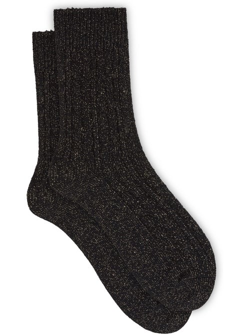 Chaussettes mi-hautes côtelées La Mode - Kiabi