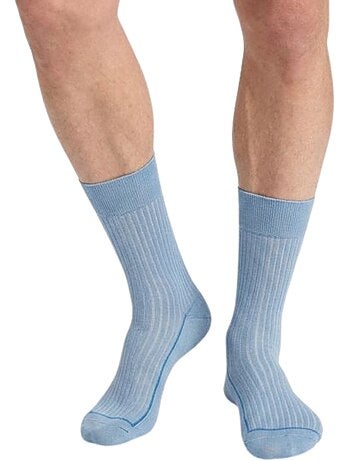 Chaussettes mi-hautes côtelées Mode