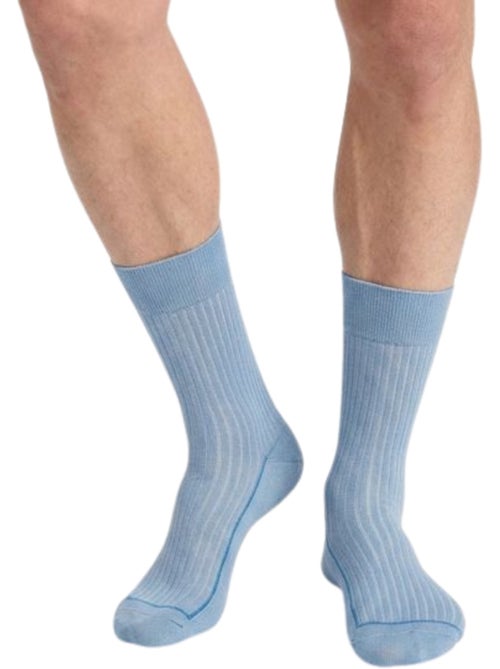Chaussettes mi-hautes côtelées Mode - Kiabi Chaussettes mi-hautes côtelées Mode - Kiabi