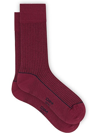 Chaussettes mi-hautes côtelées Mode