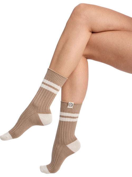 Chaussettes mi-hautes Dim x Inès de La Fressange - Kiabi