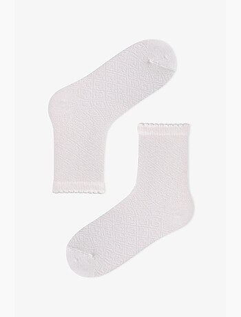 Chaussettes mi-hautes essential colors fille, lot de 2 penti