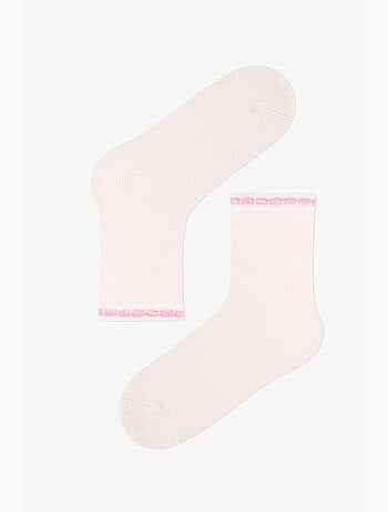 Chaussettes mi-hautes fille capycorn motif licorne, lot de 2 penti