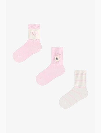 Chaussettes mi-hautes fille little bunny à motif lapin, paire penti