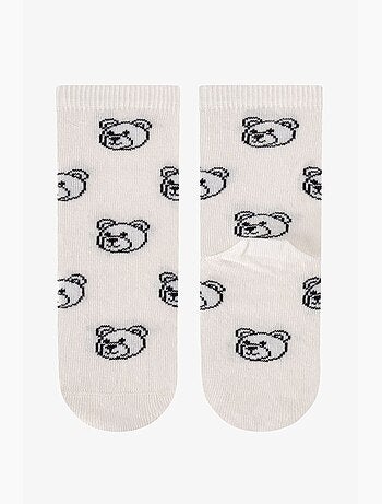 Chaussettes mi-hautes garçon rebel bears à motif ours, lot de 2 penti