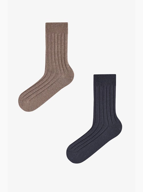 Chaussettes mi-hautes homme flex tone, paire penti - Kiabi Chaussettes mi-hautes homme flex tone, paire penti - Kiabi