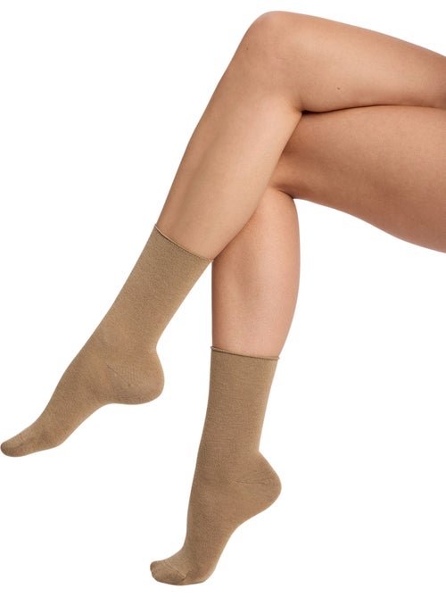 Chaussettes mi-hautes Laine - Kiabi Chaussettes mi-hautes Laine - Kiabi