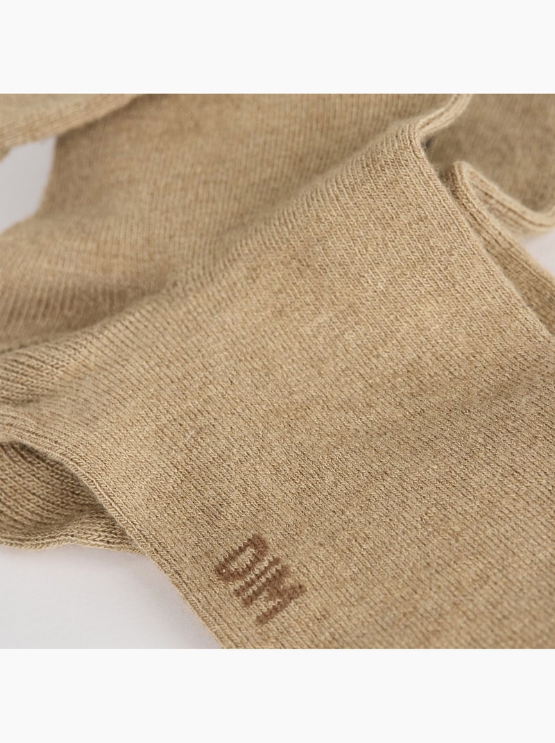 Chaussettes mi-hautes Laine Beige - Kiabi