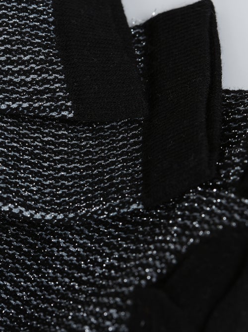 Chaussettes mi-hautes laine/viscose et fils de lurex Mode - Kiabi