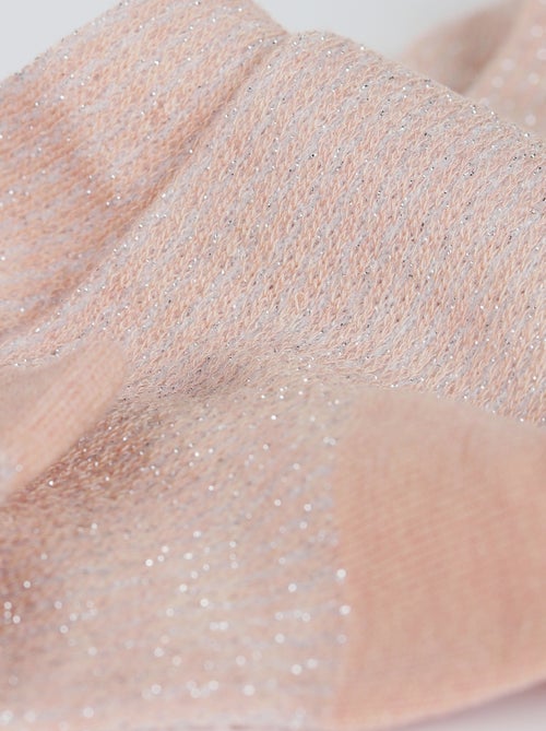 Chaussettes mi-hautes laine/viscose et fils de lurex Mode - Kiabi