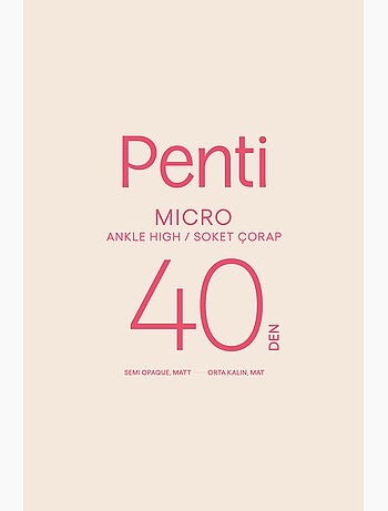 Chaussettes mi-hautes micro femme penti