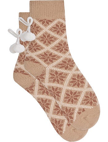 Chaussettes mi-hautes polaire cocoon
