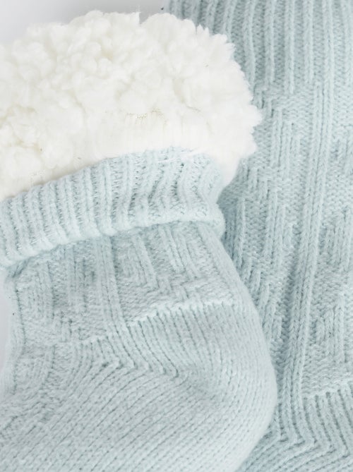 Chaussettes mi-hautes polaire Cocoon - Kiabi