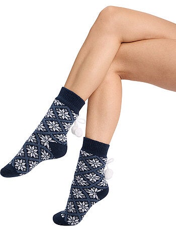 Chaussettes mi-hautes polaire cocoon