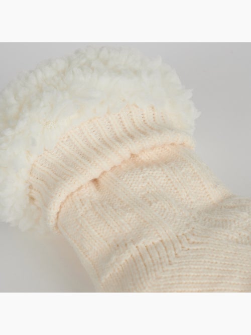 Chaussettes mi-hautes polaire Cocoon - Kiabi Chaussettes mi-hautes polaire Cocoon - Kiabi