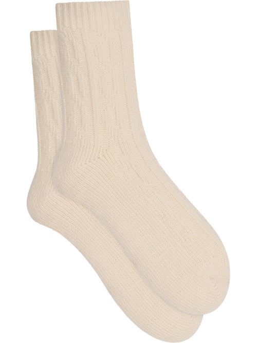 Chaussettes mi-hautes polaire Cocoon - Kiabi Chaussettes mi-hautes polaire Cocoon - Kiabi
