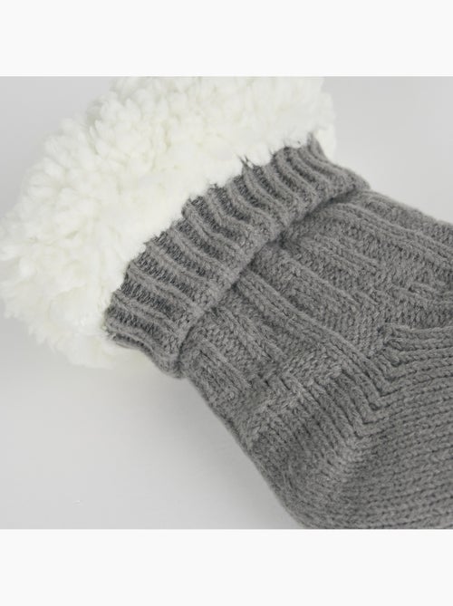 Chaussettes mi-hautes polaire Cocoon - Kiabi Chaussettes mi-hautes polaire Cocoon - Kiabi