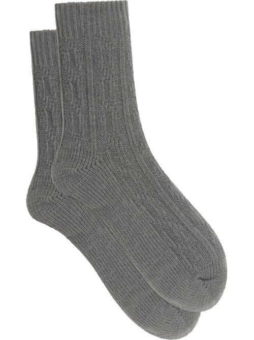 Chaussettes mi-hautes polaire Cocoon - Kiabi Chaussettes mi-hautes polaire Cocoon - Kiabi