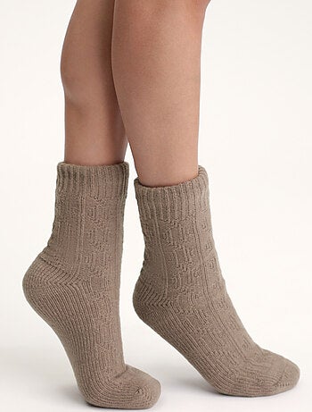 Chaussettes mi-hautes polaire Cocoon