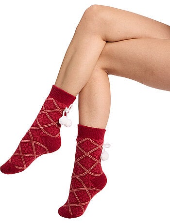 Chaussettes mi-hautes polaire cocoon
