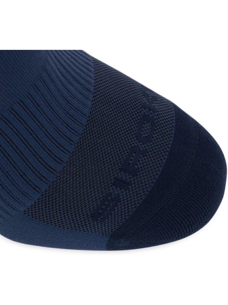 Chaussettes mi-hautes trail running randonnée homme et femme pindos Bleu - Kiabi