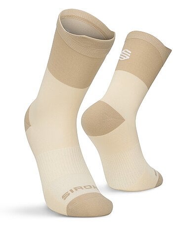 Chaussettes mi-hautes trail running randonnée homme et femme pindos stone