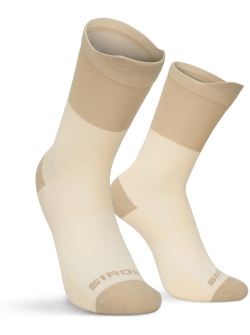 Chaussettes mi-hautes trail running randonnée homme et femme pindos stone - Kiabi Chaussettes mi-hautes trail running randonnée homme et femme pindos stone - Kiabi