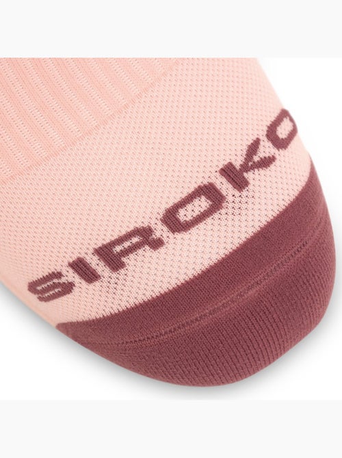 Chaussettes mi-hautes trail running randonnée homme et femme pindos - Kiabi
