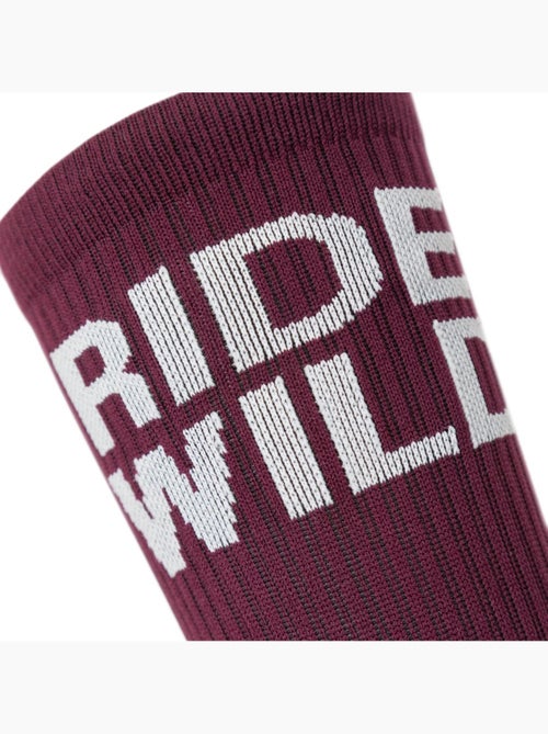 Chaussettes mi-mollet cyclisme gravel cyclisme homme et femme gs2 burgundy - Kiabi Chaussettes mi-mollet cyclisme gravel cyclisme homme et femme gs2 burgundy - Kiabi