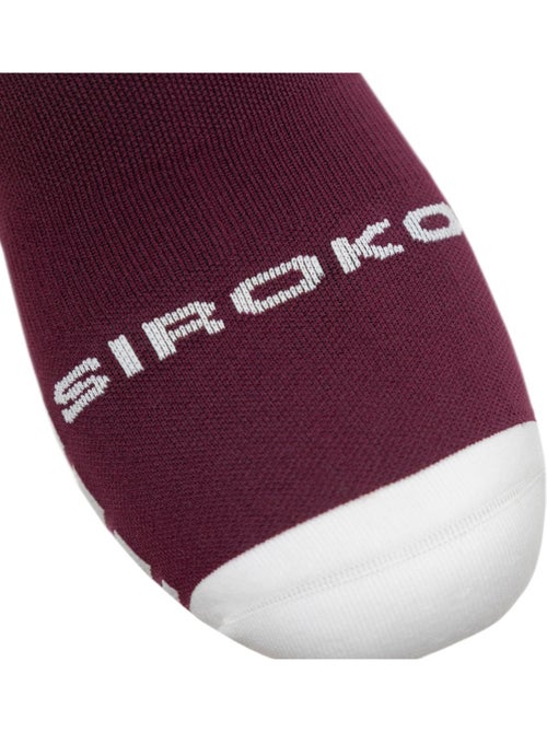 Chaussettes mi-mollet cyclisme gravel cyclisme homme et femme gs2 burgundy - Kiabi Chaussettes mi-mollet cyclisme gravel cyclisme homme et femme gs2 burgundy - Kiabi