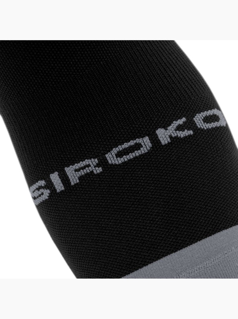 Chaussettes mi-mollet cyclisme gravel cyclisme homme et femme gs2 Noir - Kiabi