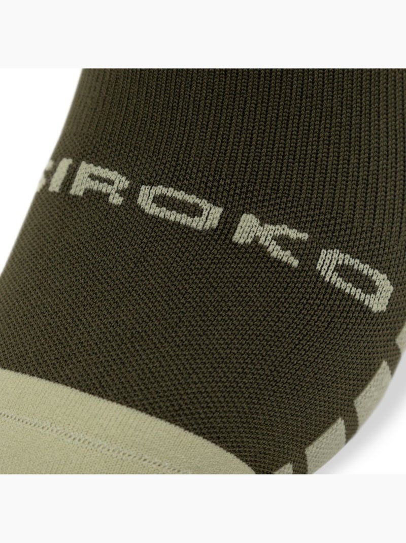 Chaussettes mi-mollet cyclisme gravel cyclisme homme et femme gs2 Vert - Kiabi
