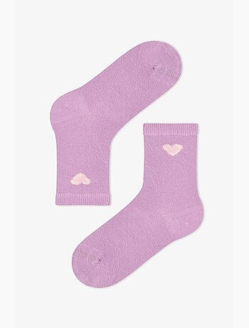 Chaussettes mi-mollet fille à motif léopard mignon, lot de 2 penti