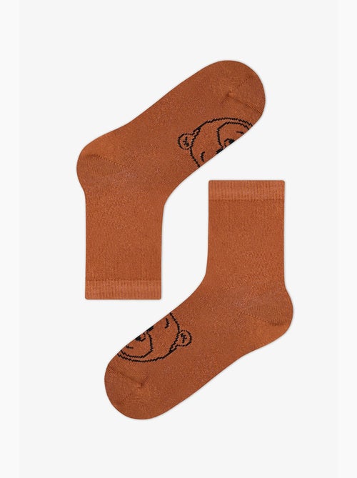 Chaussettes mi-mollet garçon ie bears à motif ours, lot de 2 penti - Kiabi Chaussettes mi-mollet garçon ie bears à motif ours, lot de 2 penti - Kiabi