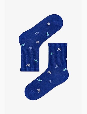 Chaussettes mi-mollet garçon rockstar capy en coton, lot de 2 penti