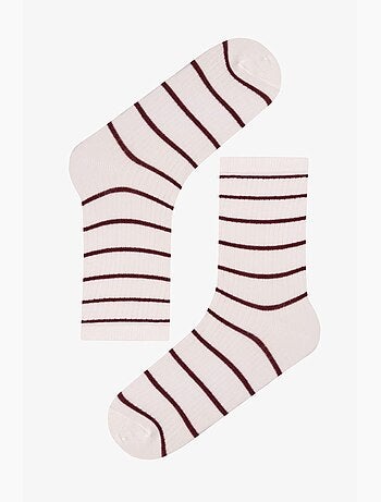 Chaussettes mi-mollet paire étoile lune penti
